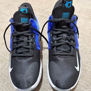 Like new KD Nike basketball shoes, men’s size 10.5, blue and black in color